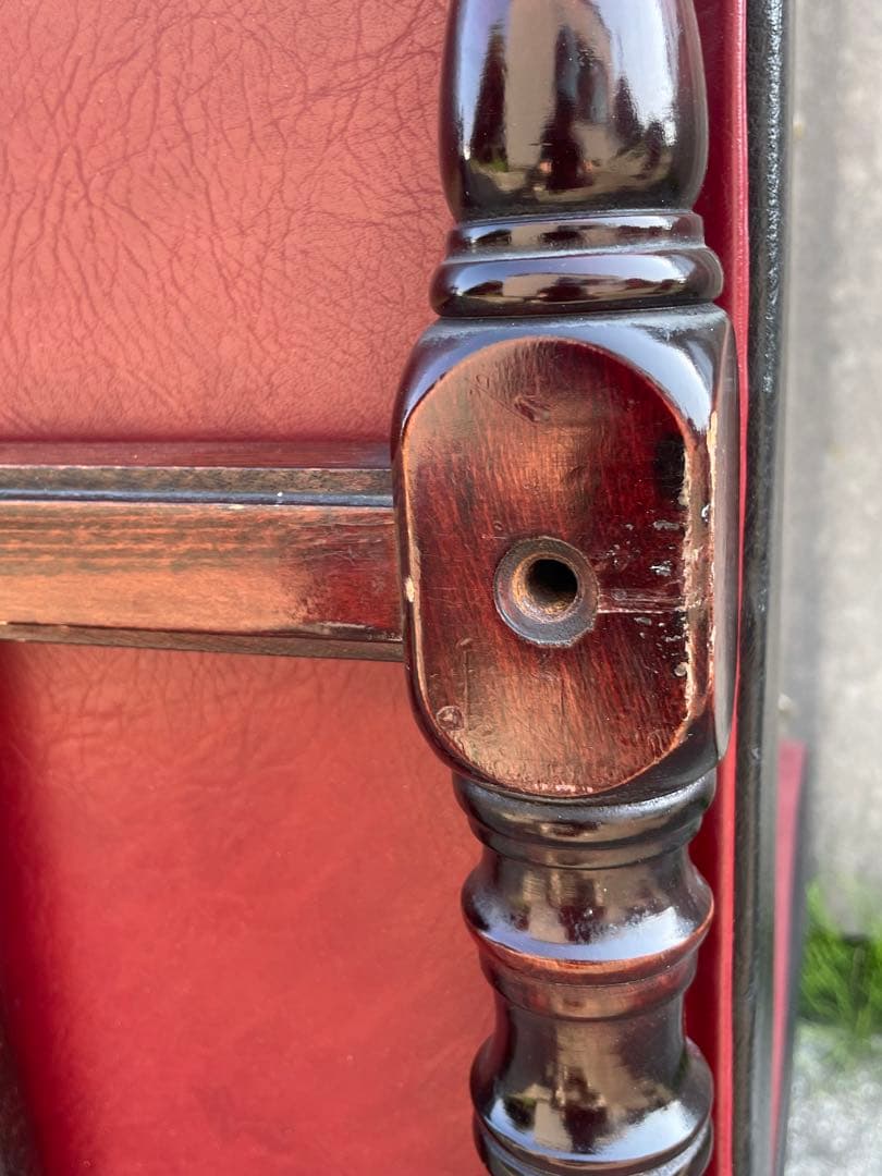 ビンテージ/レトロ/光製作所/HIKARI/喫茶店/スナックチェア/椅子/合皮⑤