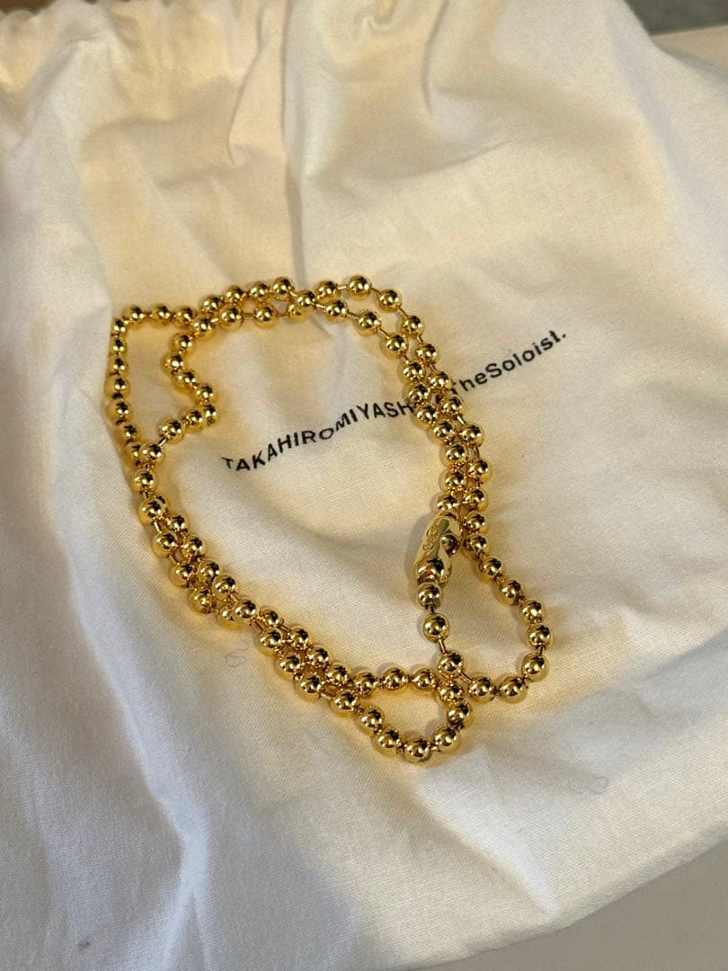 アクセサリー TheSoloist. ball chain necklace. S