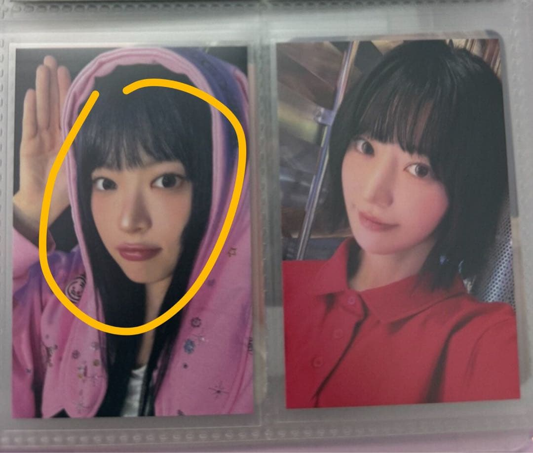 韓国　LESSERAFIM　SPAGHETTI 　サノク　ウンチェ　トレカ