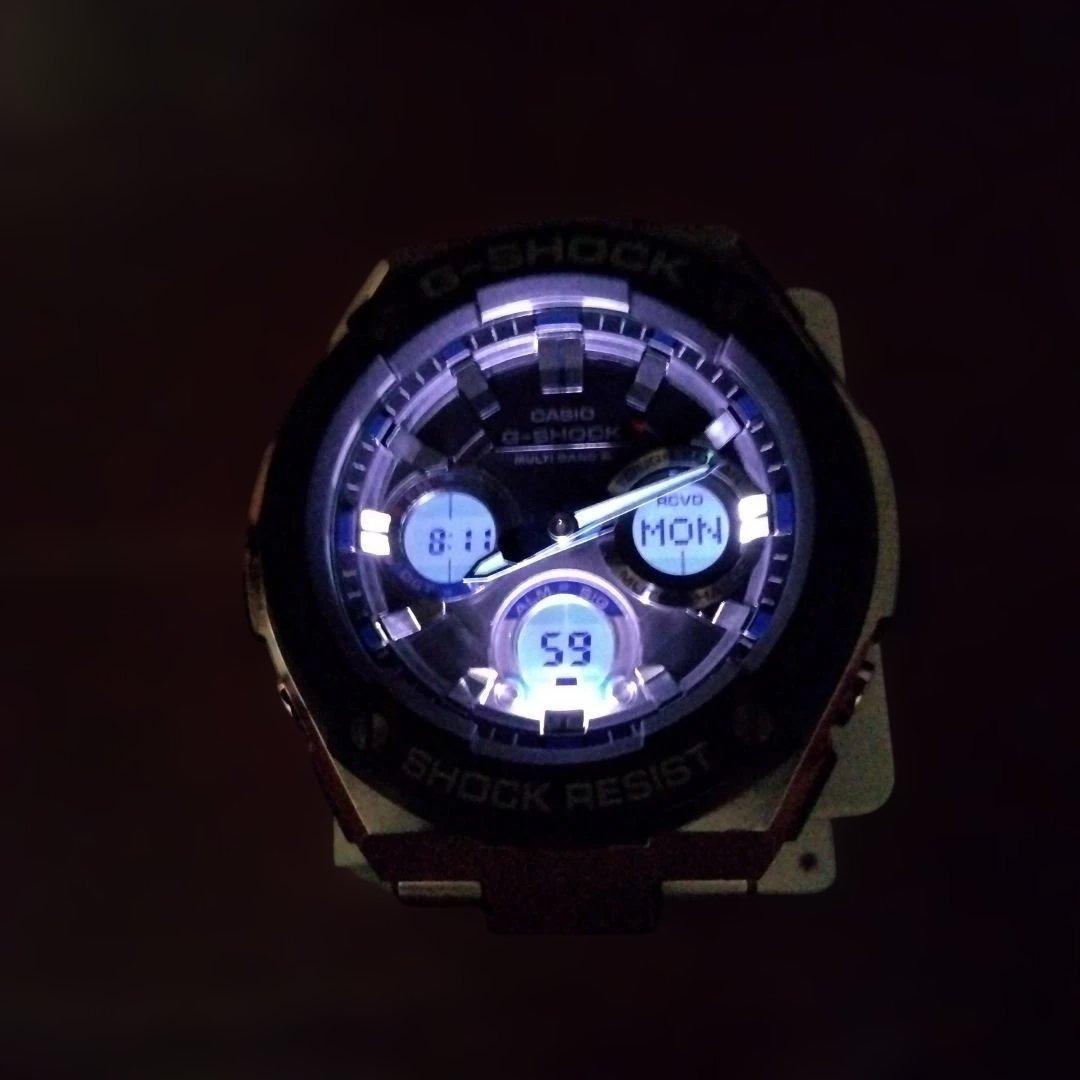【美品】G-SHOCK GST−W100D電波ソーラー　タフソーラー