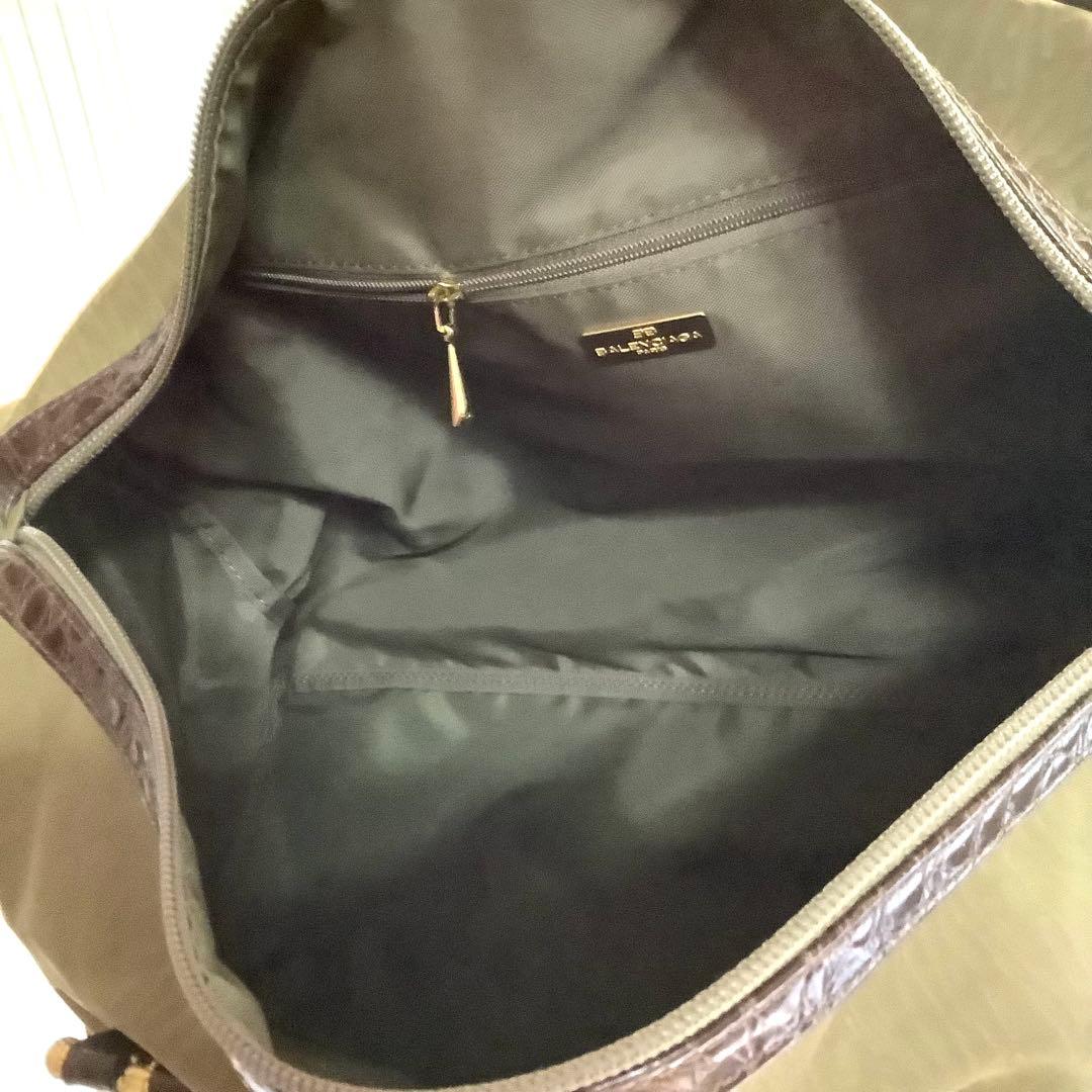 BALENCIAGA / バレンシアガ ボストンバッグ BBロゴ ストラップ付き