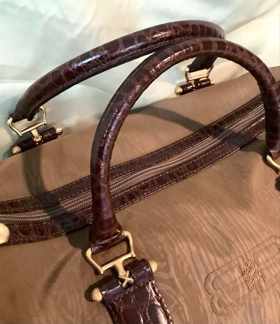 BALENCIAGA / バレンシアガ ボストンバッグ BBロゴ ストラップ付き