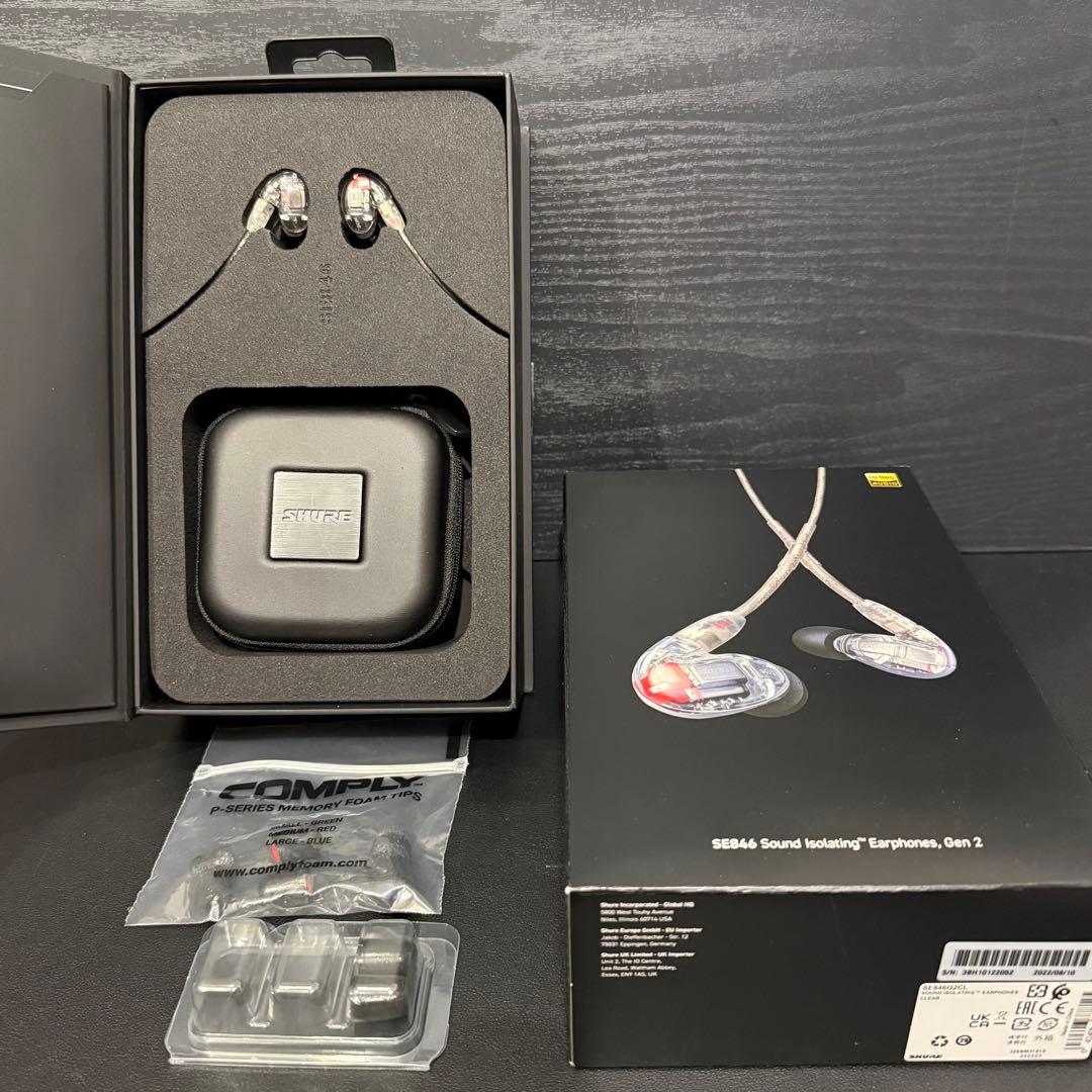 イヤホン SHURE SE846 gen2 + BTR7