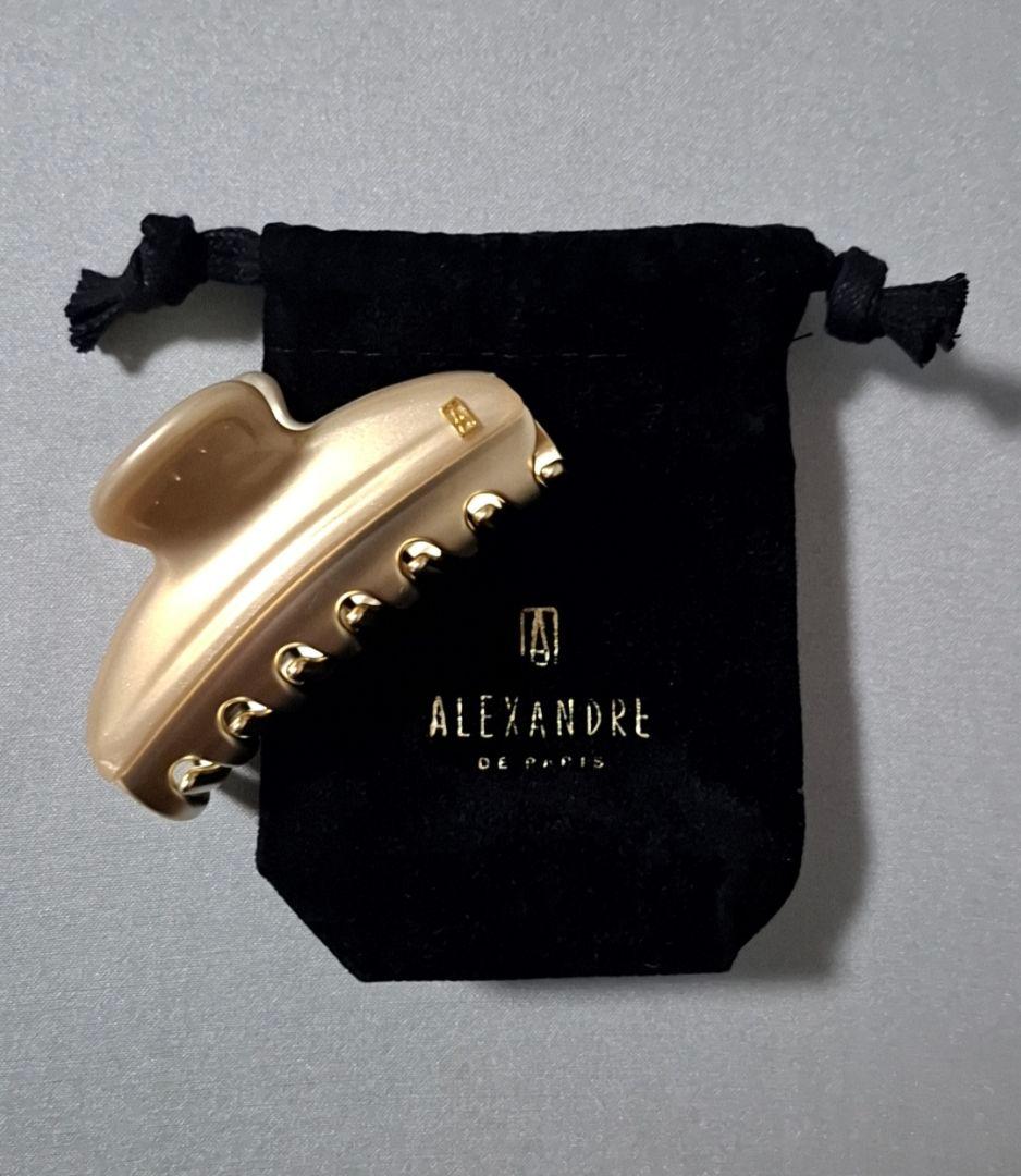 【美品】アレクサンドルドゥパリ M ヘアクリップ　人気のゴールド 完売品