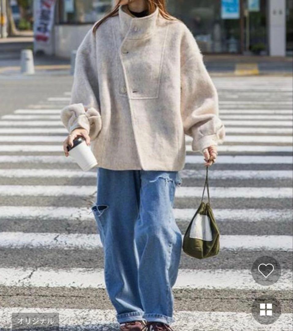 モヘライクハーフジャケット nugu klee