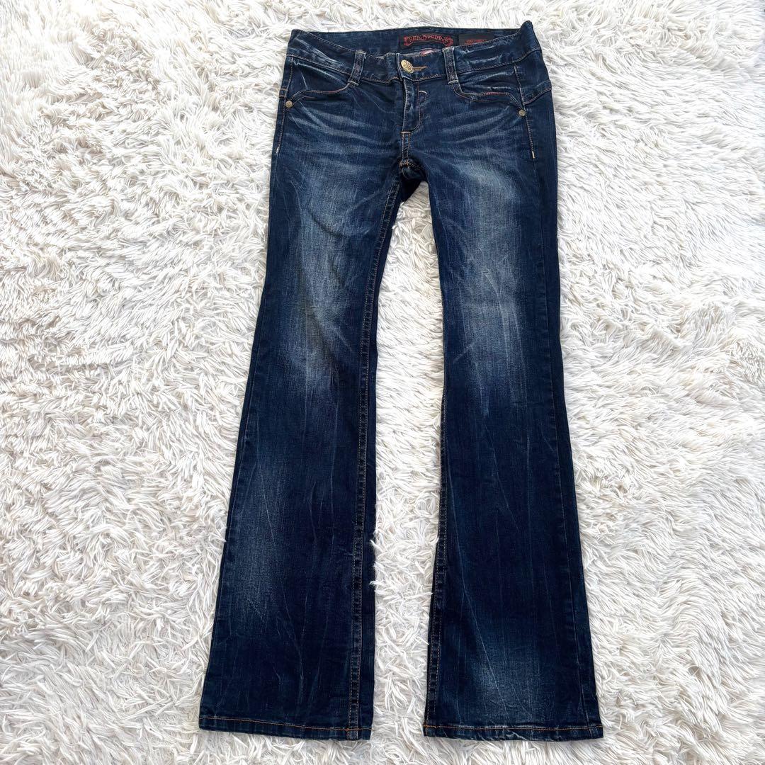 RED PEPPER ジーンズ デニム 刺繍 フレア 29 y2k