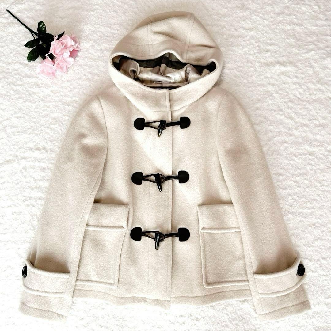 美品BLUE LABEL CRESTBRIDGEショートダッフルコート　チェック