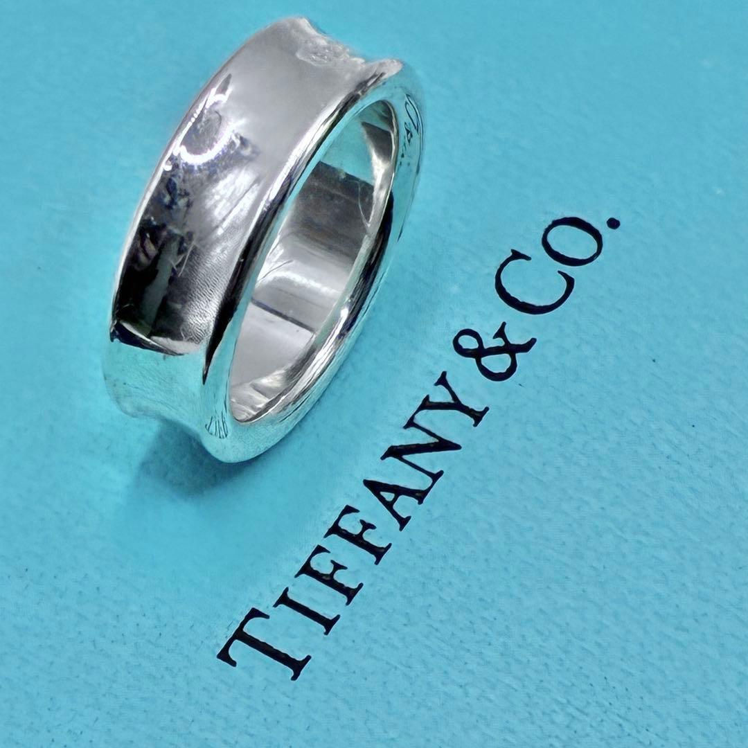 【極美品】ティファニー　13号　ナロー　リング　1837　シルバー