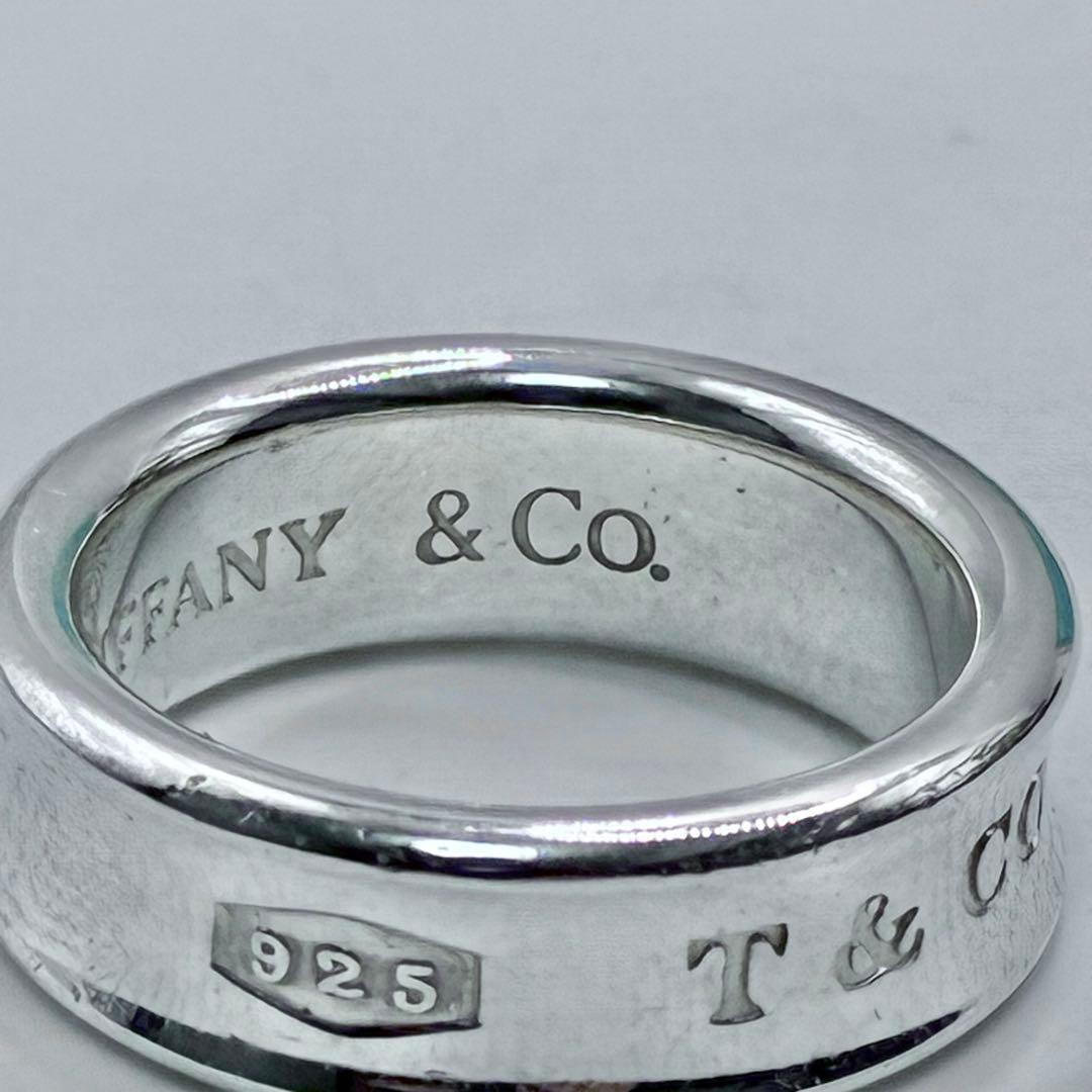 【極美品】ティファニー　13号　ナロー　リング　1837　シルバー