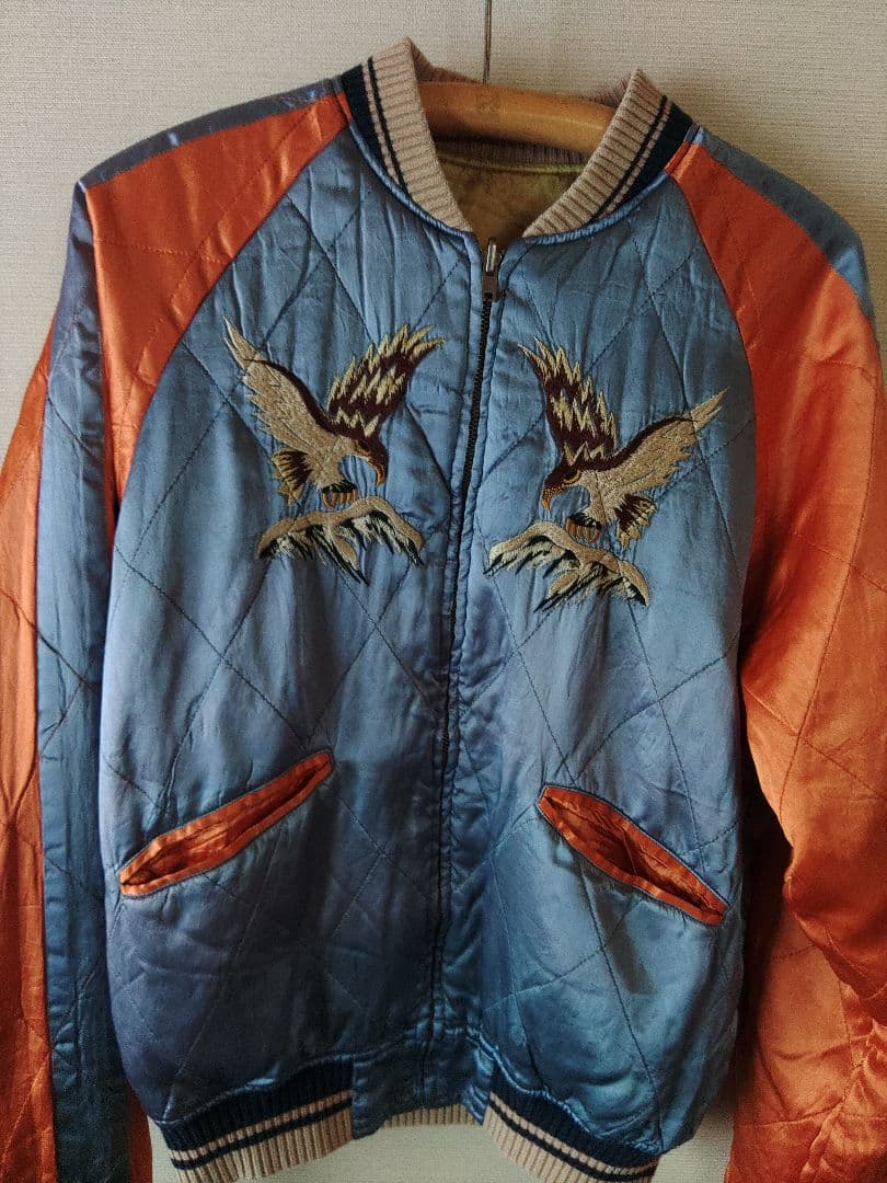 き*店様 ジェラード　スカジャン　ヴィンテージ アラスカ　マップ　アザラシ　日本