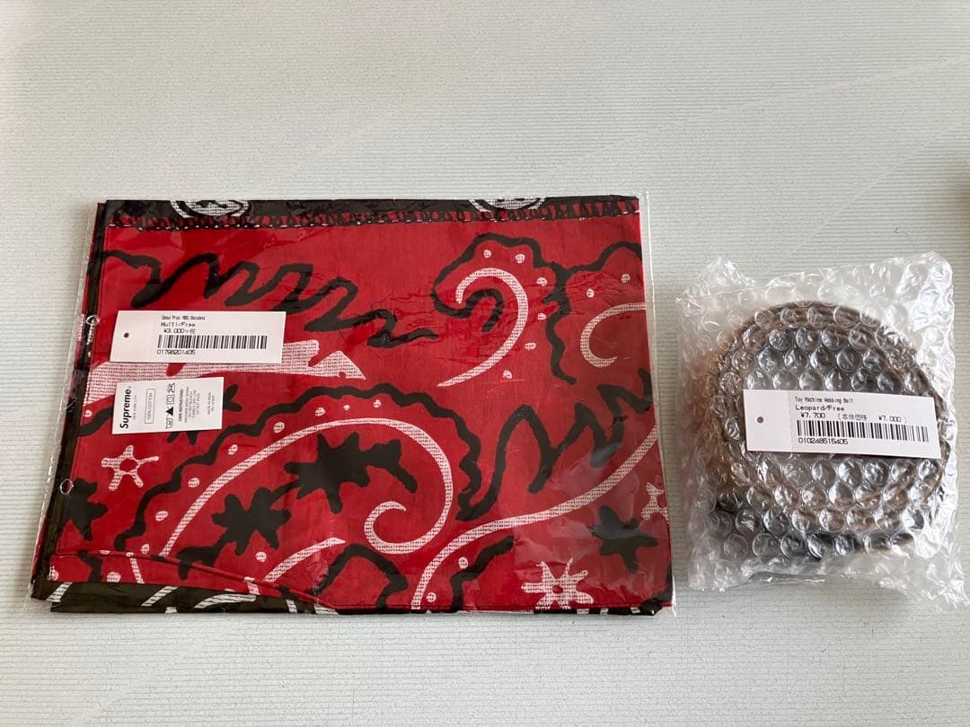 Supreme ガチャベルト バンダナ セット シュプリーム トイマシーン