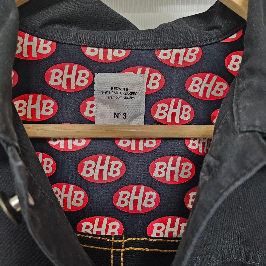 BEDWIN ベドウィン　オーバーサイズ　ツイルシャツ　黒