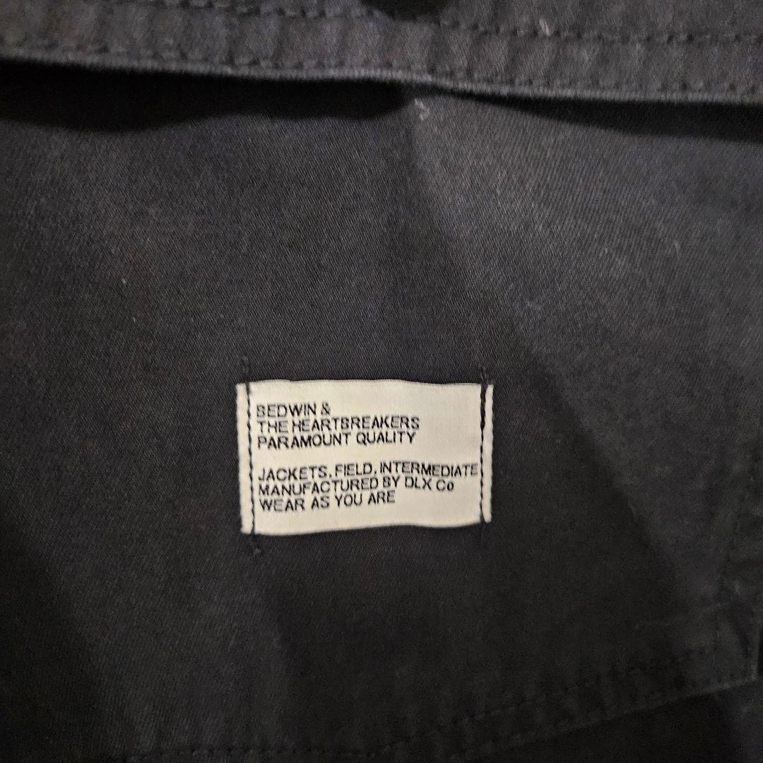 BEDWIN ベドウィン　オーバーサイズ　ツイルシャツ　黒