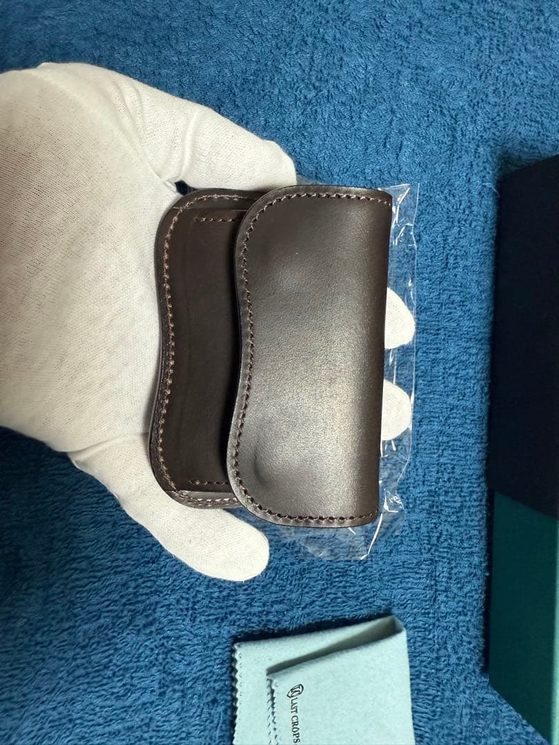 ラストクロップス　LCタング　Horsebutt Strip バーガンディ