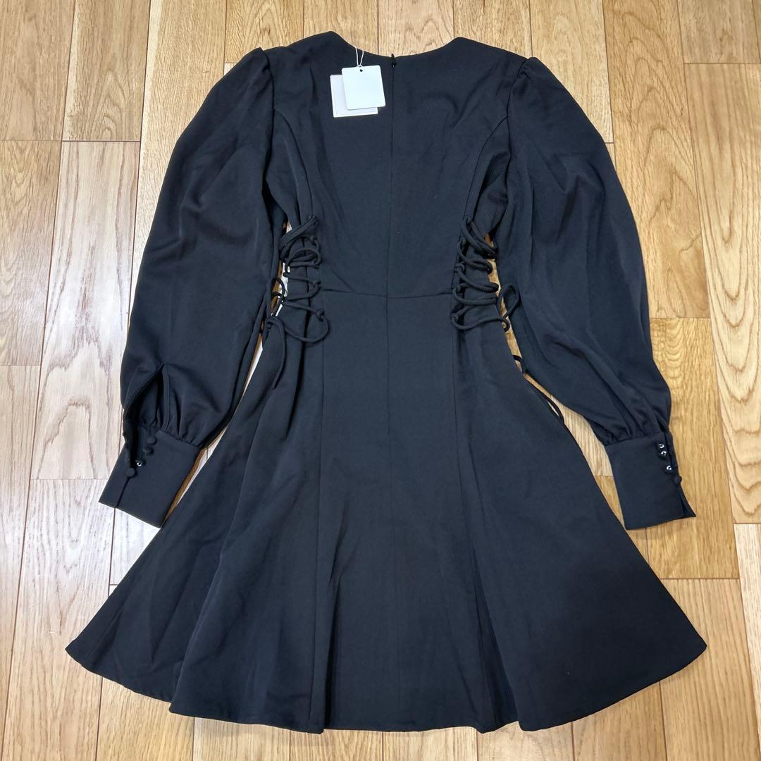 【タグ付き】リブジョア libjoie サイドレースアップドレス