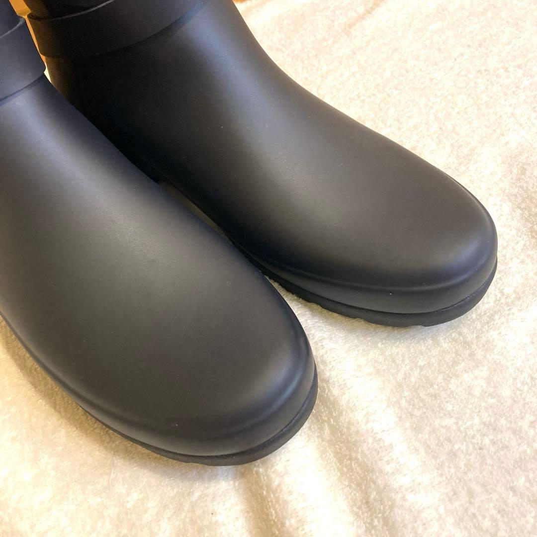 美品　HUNTER ハンター レインブーツ　リファインドジャガードトールブーツ