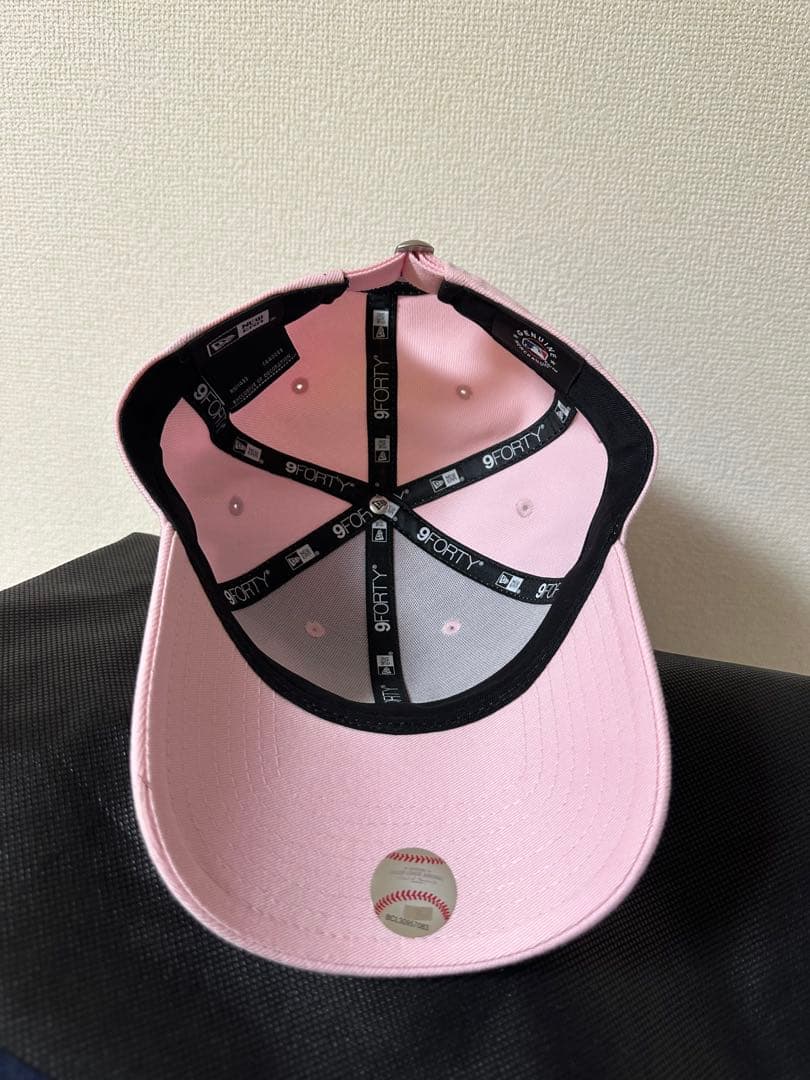 間もなく出品取り下げ予定⏱NEWERA ラインストーン 9FORTY ピンク