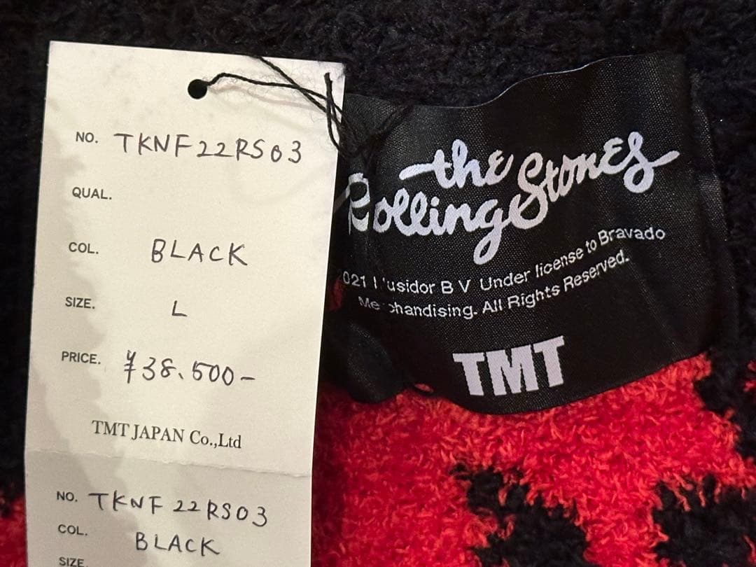 TMT×THE ROLLING STONES フリースパーカー