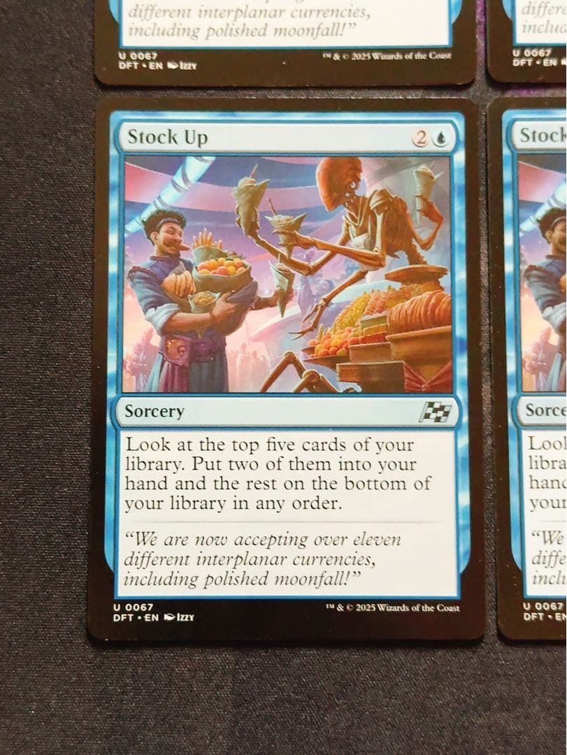 食糧補充　英語　4枚セット