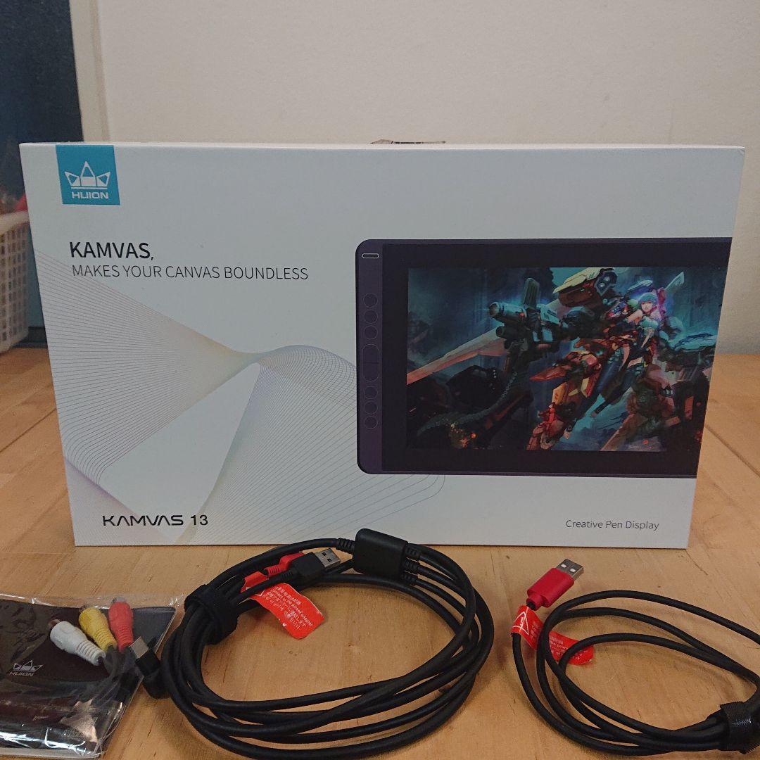 値下げ/スタンドなしお得！HUION KAMVAS 13インチ ペンタブレット