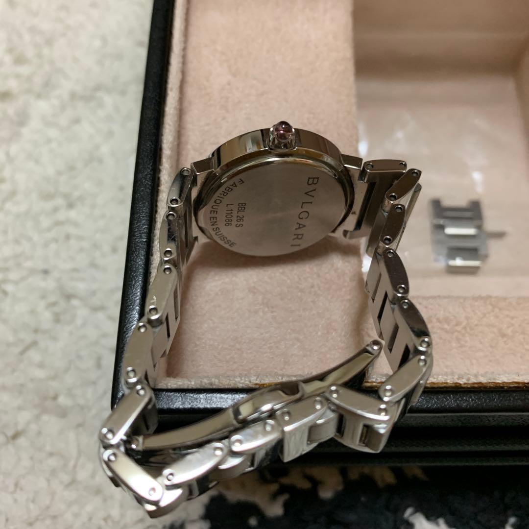 BVLGARI ブラック アナログ時計