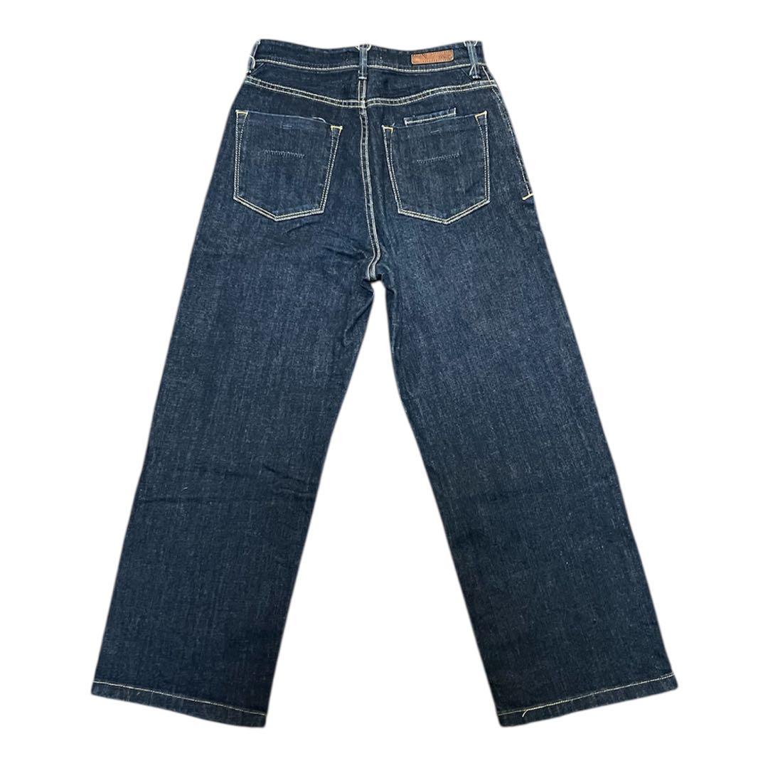 YANUK Lea デニムパンツ 濃紺 ハイウエスト ストレート