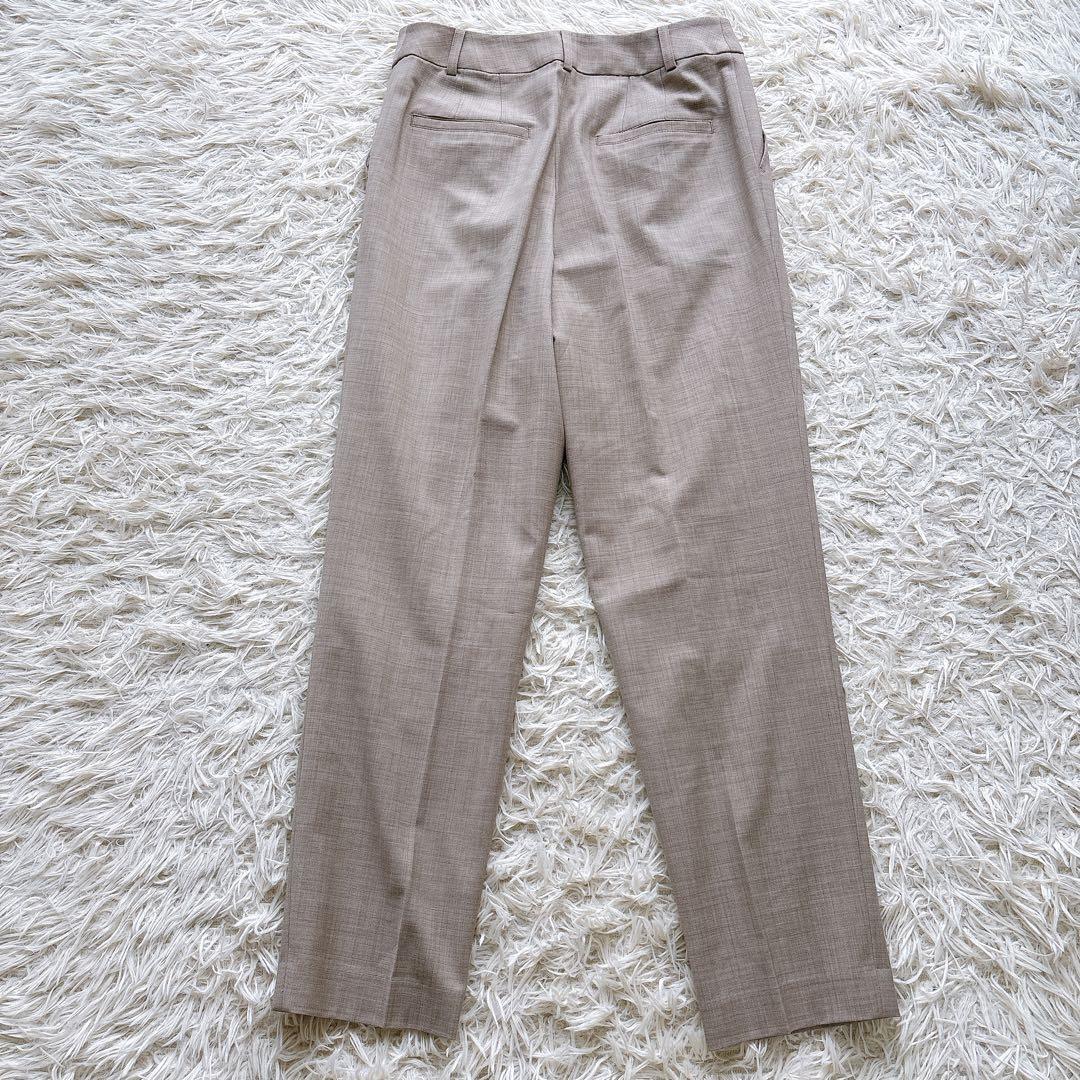 美品　スーツカンパニーシー　洗える　スーツ　ノーカラー　セットアップ　ベージュ