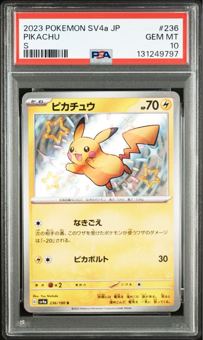 ⚫︎【PSA10】ポケモンカード ピカチュウ S 色違い