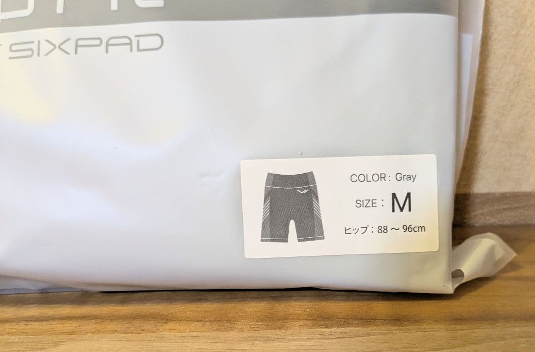 シックスパッド　ヒップフィット　グレー　M
