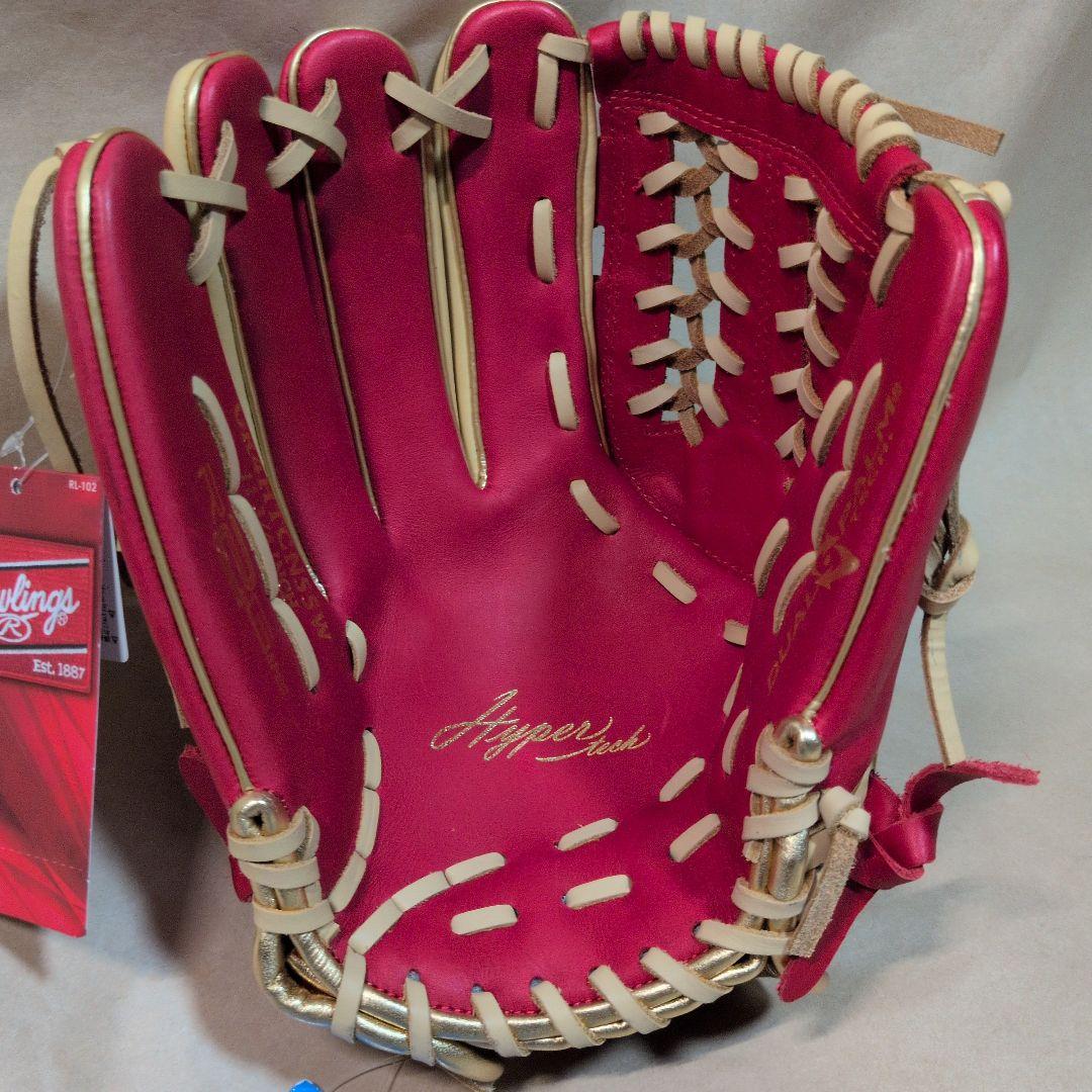 ローリングス:左投げ:大人用:軟式用グラブ:11.75インチ:色:スカーレット他