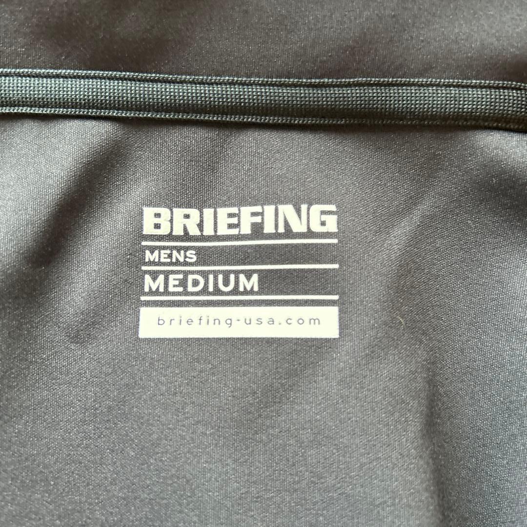美品　BRIEFING フルジップアップ パーカー　黒