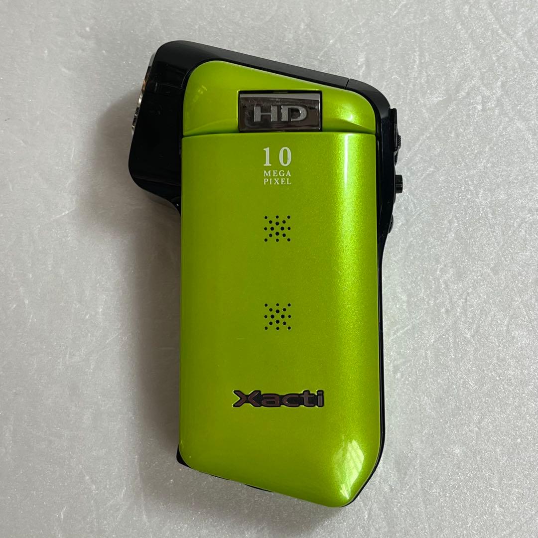 SANYOデジタルムービーカメラ　Xacti DMX-CG11グリーン