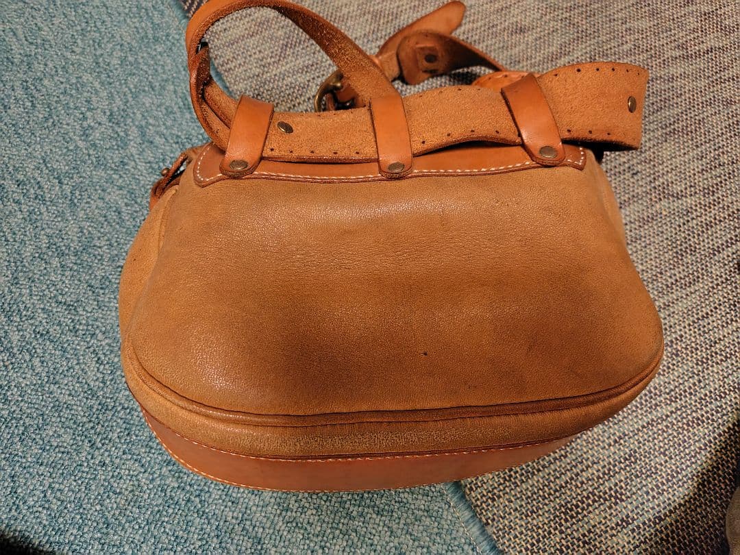 LuckyJohnラッキージョン エルクスキンバッグウエストバック コンチョ付