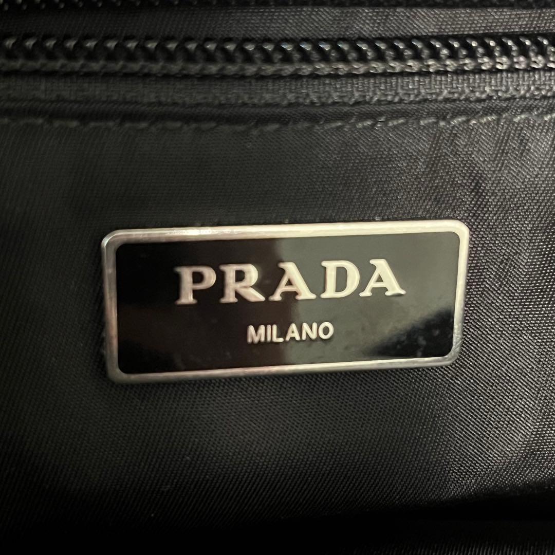 【人気】PRADA ウエストバッグ　2VL005 三角ロゴ　ブルー　ナイロン