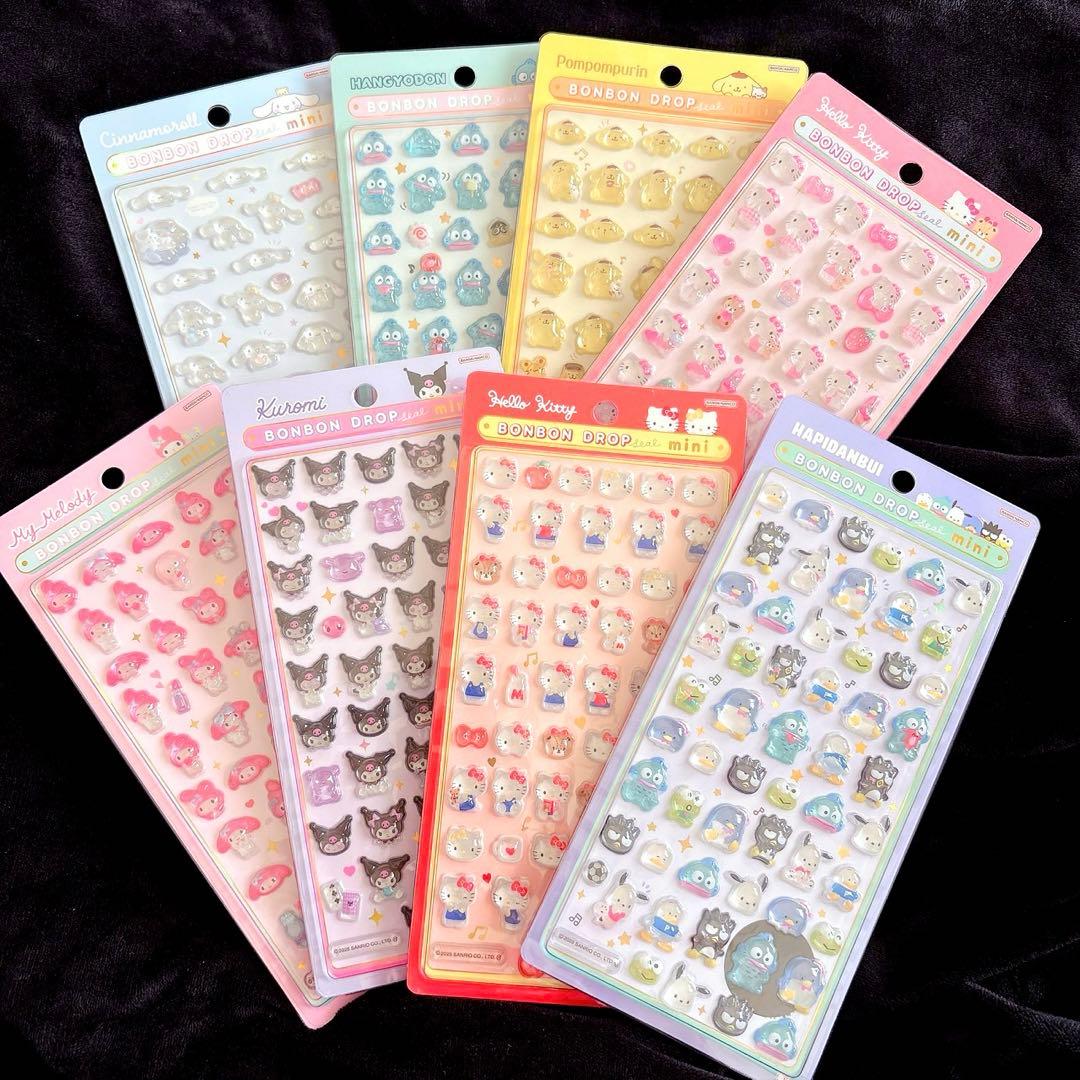 タイムセール♥サンリオminiボンボンドロップシール·͜·❤︎‬正規品コンプ♡