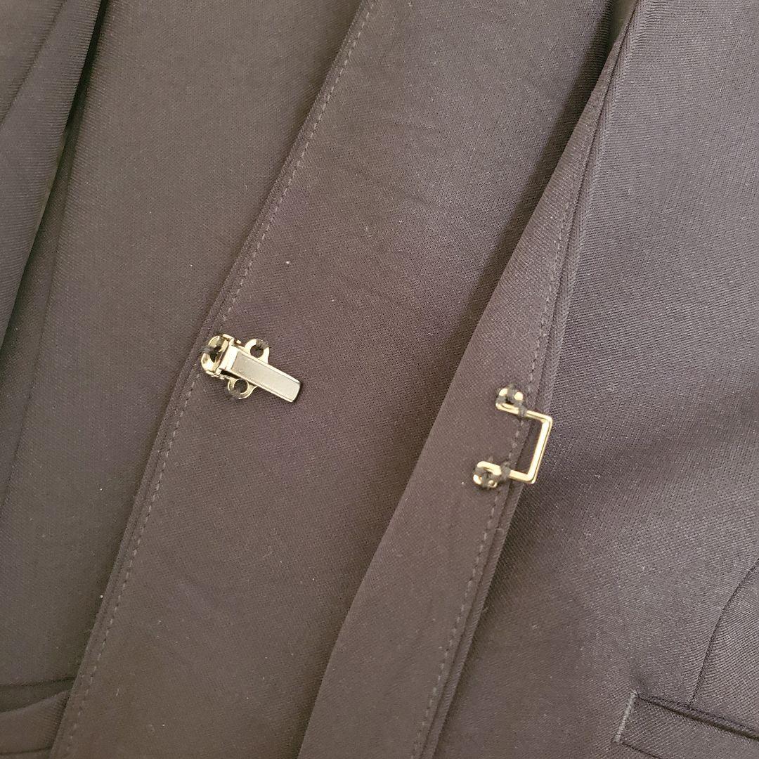 【美品】PLST セットアップ ノーカラー パンツ ネイビー Mサイズ