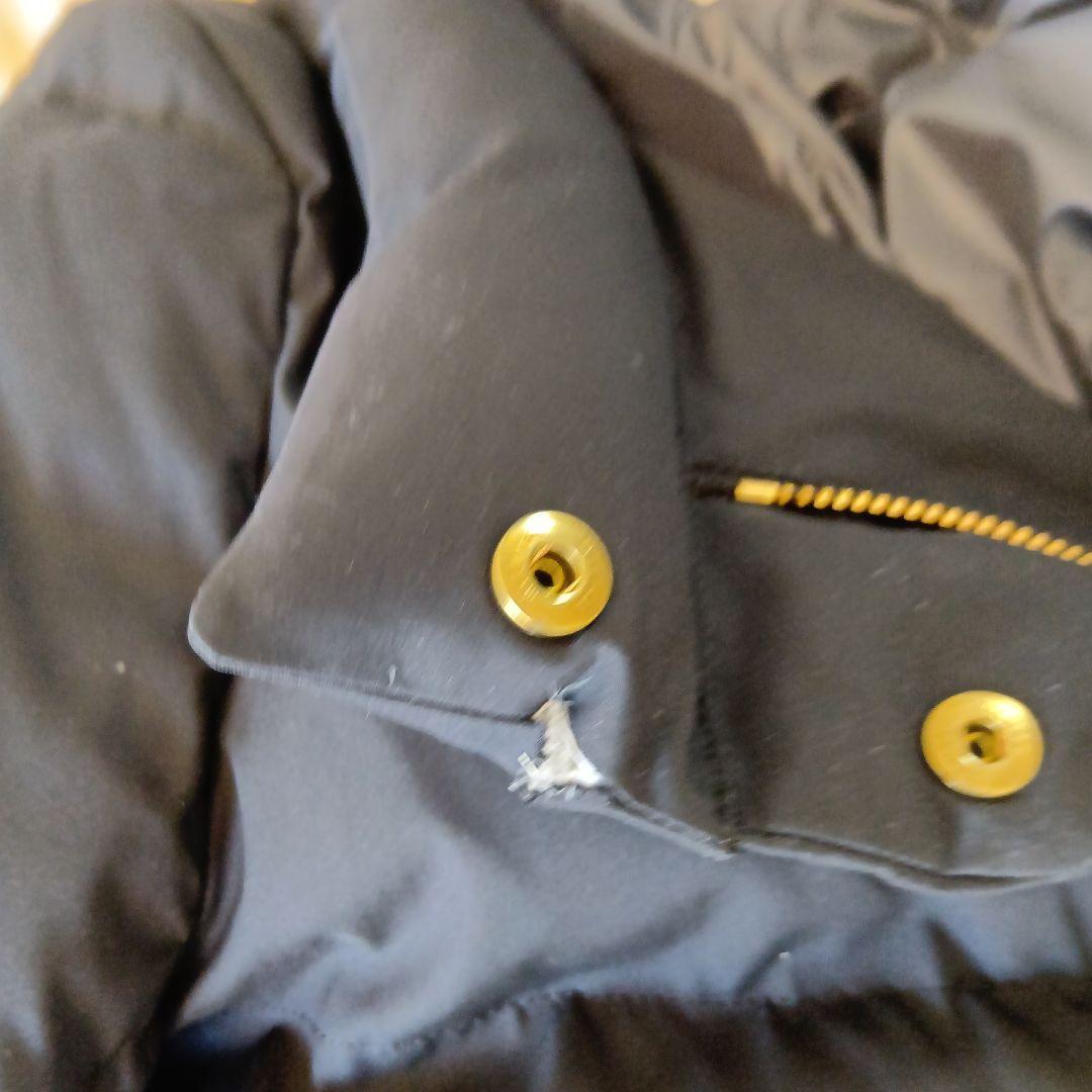 MUVEIL ミュベール ビジュー ファーダウンコート ブラック