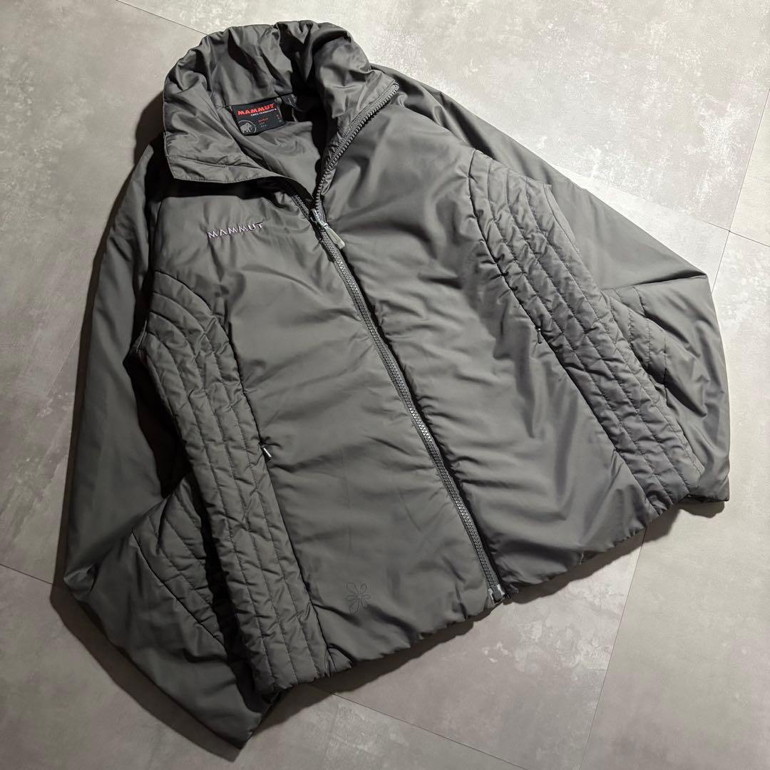 美品 MAMMUT マムート　パフジャケット　インサレーションジャケット　グレー
