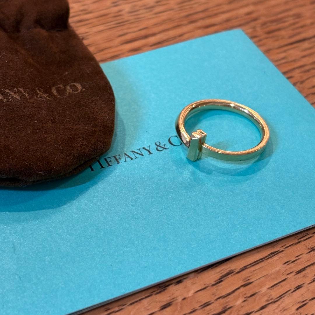 Tiffany & Co. ゴールドリング Tリング