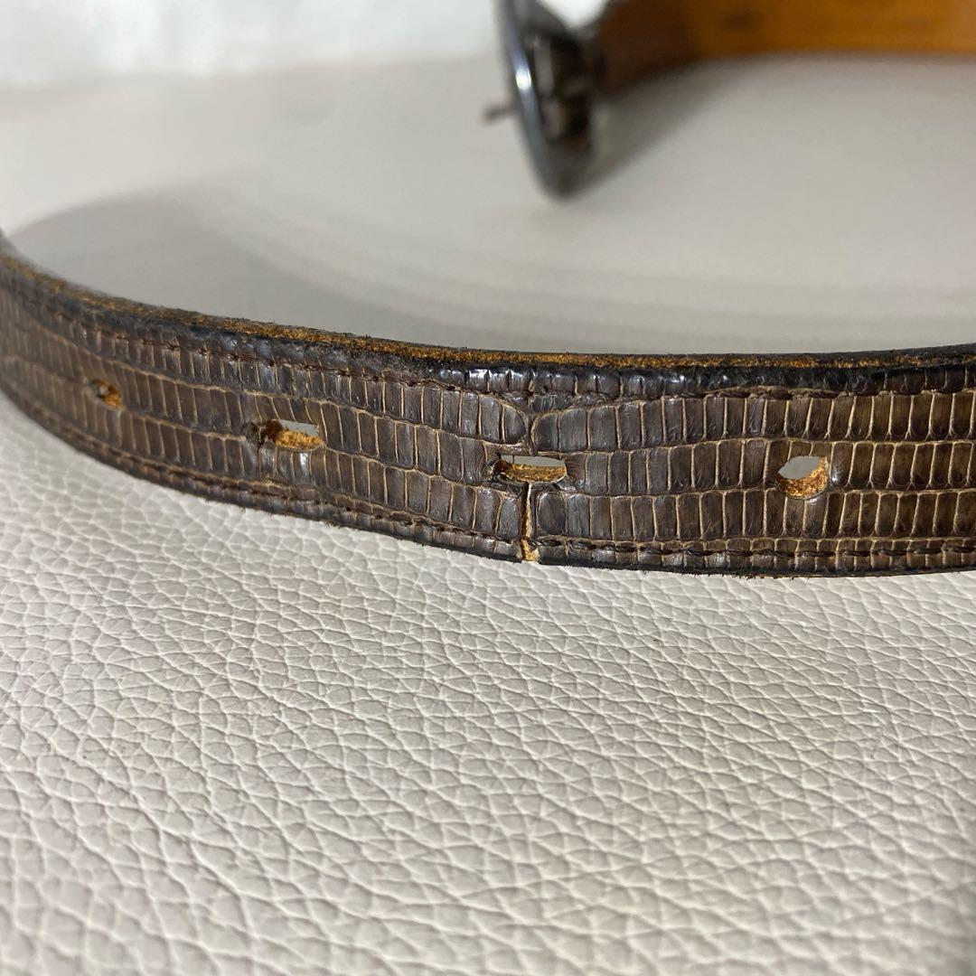 FUNNYのリザードレザー ベルト