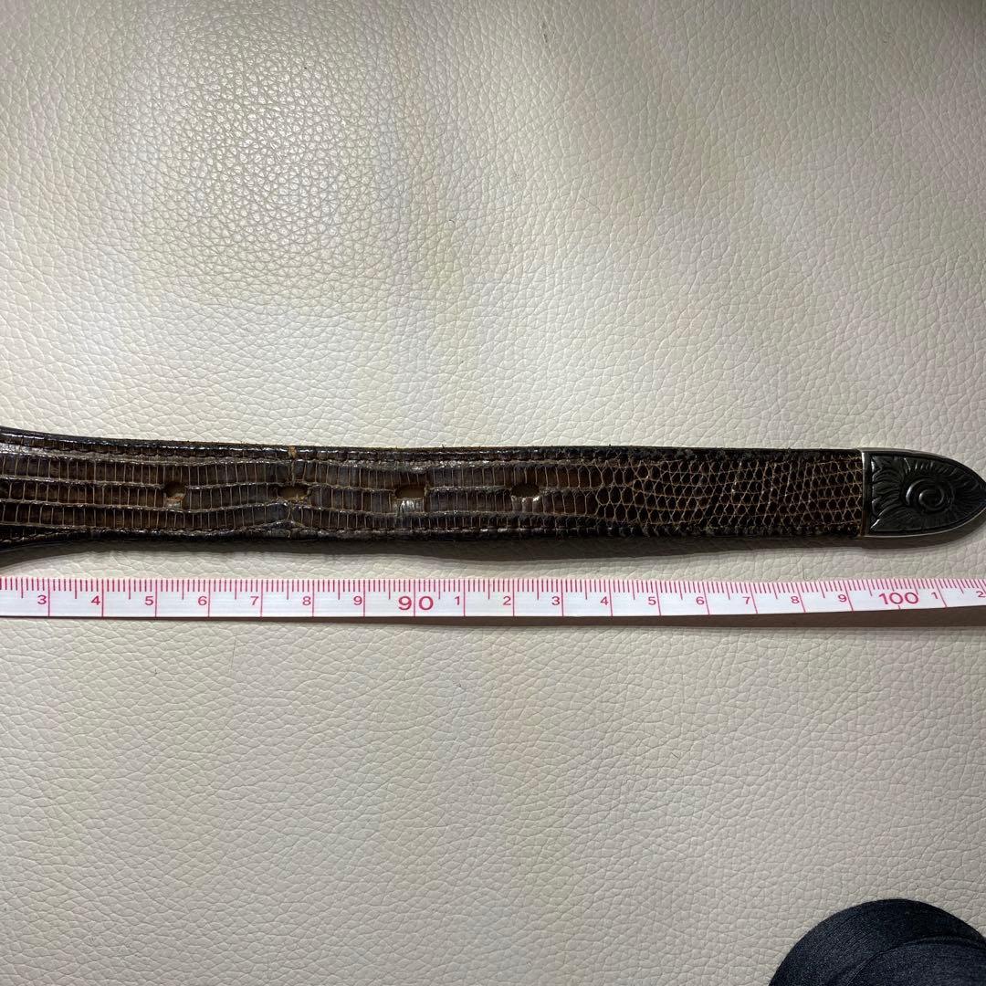 FUNNYのリザードレザー ベルト