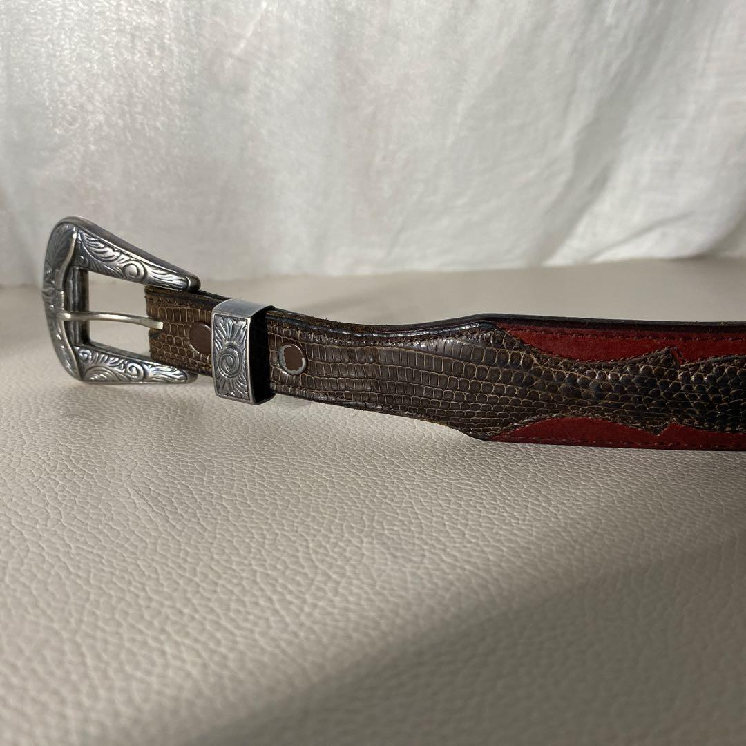FUNNYのリザードレザー ベルト