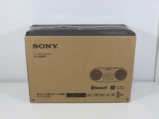 ☆未使用☆ SONY ソニー ZS-RS81BT CDラジオ 語学学習用機能