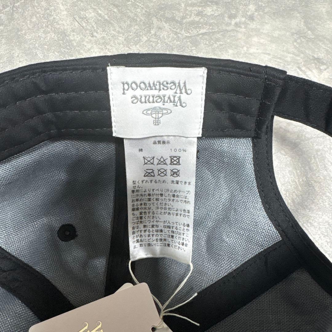 Vivienne Westwood ブラック ベースボールキャップ