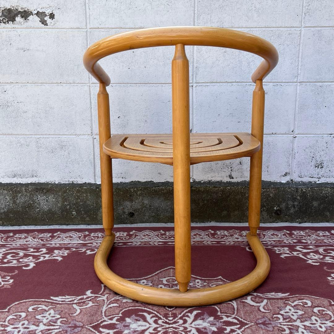 古家具ビンテージ品◾️National 木製家具 アームチェア 木製チェア A