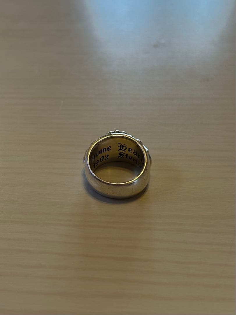 クロムハーツ フローラルクロスリング US7 正規品