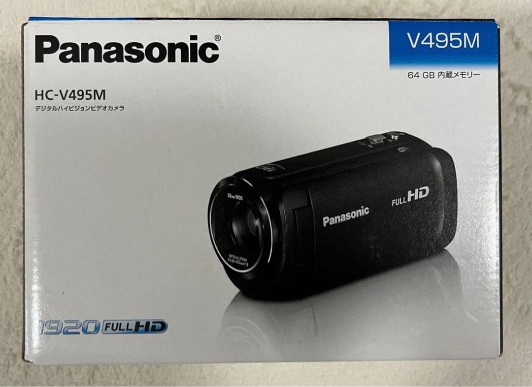 新品未開封　Panasonic HC-V495M フルHDビデオカメラ