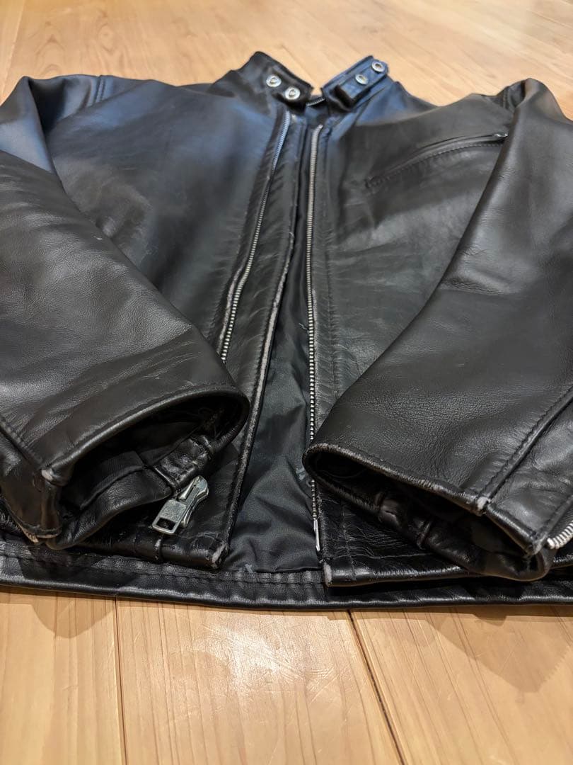 美品　schott ショット 641 38シングルライダースジャケット 本革