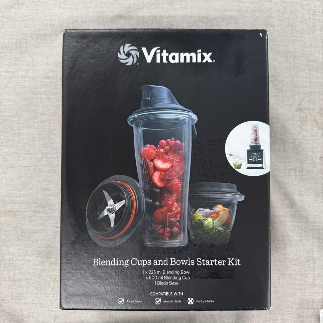 バイタミックス スターターキット ブレンディングカップ&ボウルセット クリア