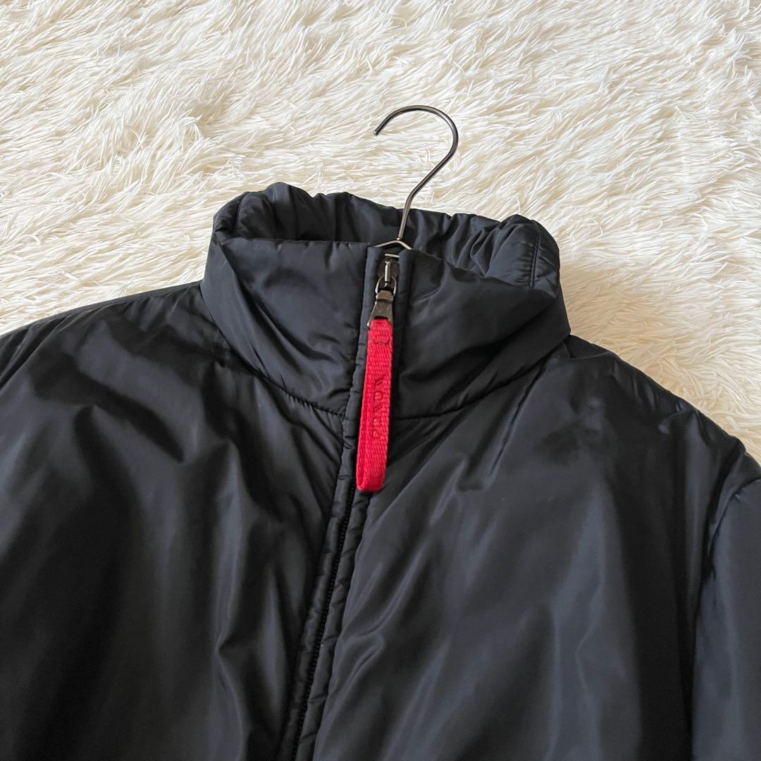 PRADA プラダリネアロッサ　ナイロンジャケット　280242 赤タグ　黒